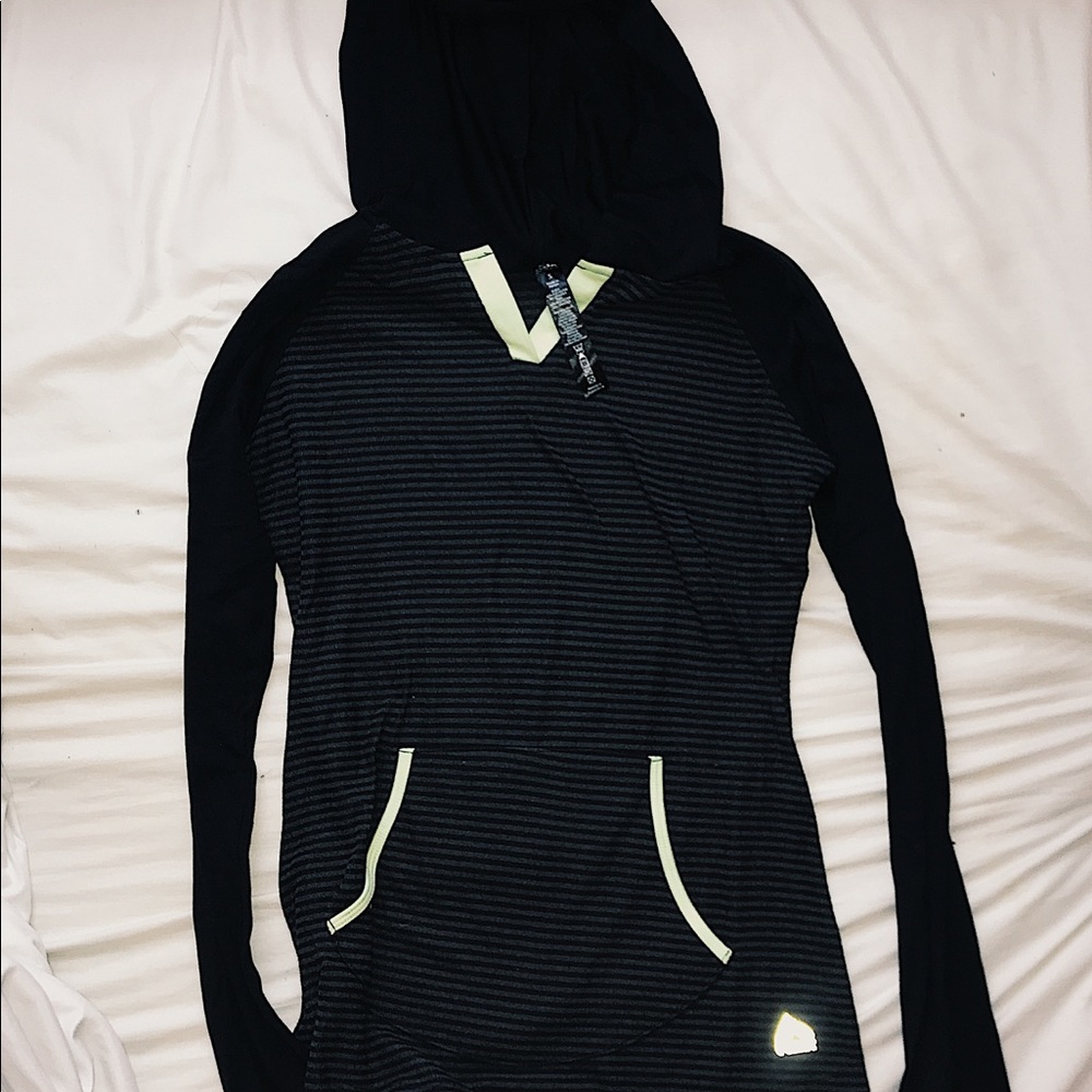 striped sport pullover